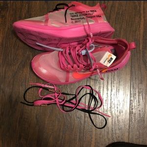 Offwhite zoom fly tulip pink. Price negotiable